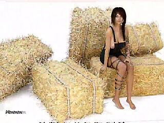 big city pleasures 79 sexy brunette shows off her big fake boobs for the camera