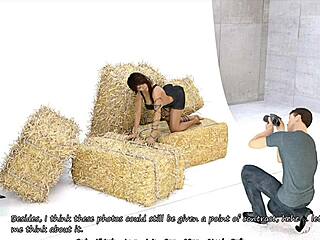 big city pleasures 79 sexy brunette shows off her big fake boobs for the camera