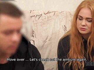 Hej, gledaj Debt4K Rose Wild puši kurac stranca