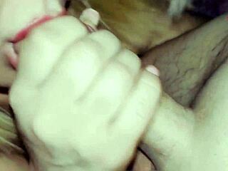 she wore high heels before sex with blonde mother-in-law