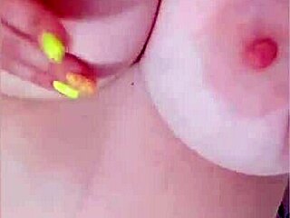 Young Maid With Big Tits Films Close-Up Video For Boss To Get Pay Raise, Reaching Orgasm.