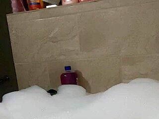 Cyno enjoys solo bubble bath fun in cosplay costume 😊