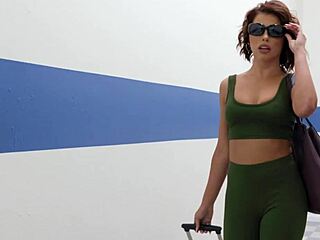 Brooklyn Gray worships Keiran's monster cock in roleplay