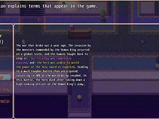 Mirage's defection reveals big tits in hentai game