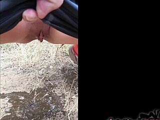 Sofie Marie Gets Pissed on in Kinky Outdoor Compilation 😈