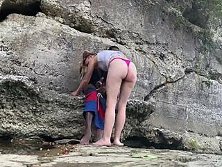 i watch bigdaddykj interracial couple fuck on hike