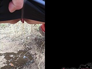 Sofie Marie Gets Pissed on in Kinky Outdoor Compilation 😈