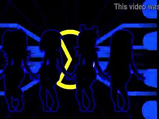 Pacman Ghost Girls Dance 3 Phases