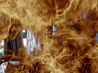 Muscular guy face fucks redhead latina in bed.