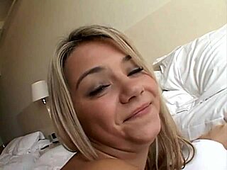 Ashlynn Brooke, look how cum-covered and smiling she is!