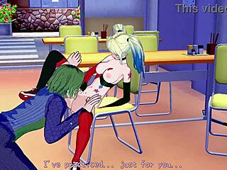 harley quinn hentai blowjob handjob cumshot gameplay