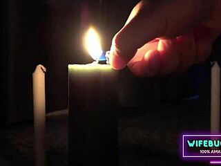 Wife Hints At Passionate Homemade Threesome With Stepsister In Candlelight For St Valentine