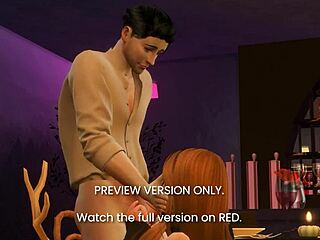 Dinner date turns into naughty 3d hentai sex scandal with anime cartoon characters 😏