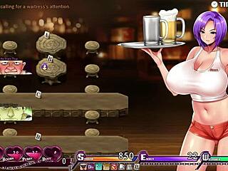 Karryn navigates prison level 2 in this hentai adventure