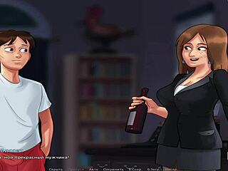 French teacher gets fucked in Summertimesaga.