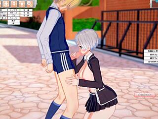 asami says, 'let's massage these big tits and have sex'