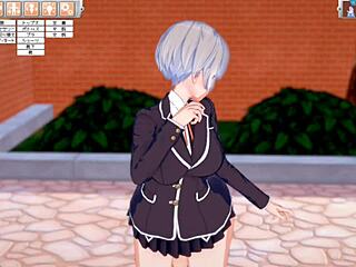 asami says, 'let's massage these big tits and have sex'