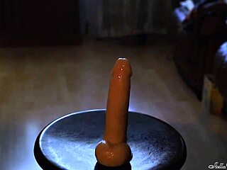 Hot Woman Rides Sex Toy Sensually After Work - Homemade!