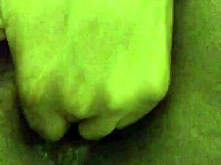 Ebony Heaven Fingers Herself While Home Alone