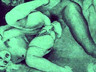 what makes this vintage erotic illustration so captivating and timeless