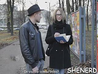 Smashing Nerdy Girlfriend Hard in POV Action