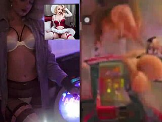 manic sabrina explores pinball fetish in bizarre way