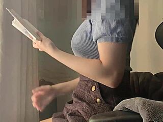 oh man, i was just readin’ my fave book but got so turned on touchin’ myself down there, feels too good with these big tits