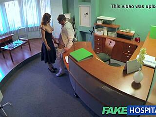 FakeHospital DOCTOR'S MANDATORY HEALTH CHECK shocks patient.