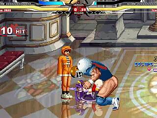 Brian faces off against izanami in an anime cartoon battle with cumshot elements