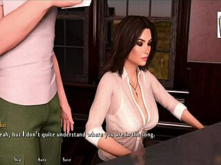 Exploring Chick Route 44 With Passionate Kissing Scenes Featuring Isabella In The Library