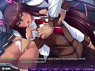 Taimanin Yukikaze 2 animasjon del 4 med blowbang scene