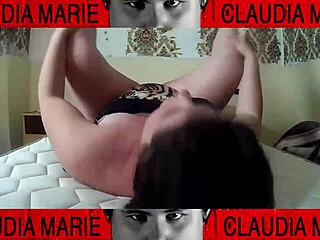 putting panties deep in fat pussy, she enjoys like a bitch