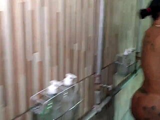 big tits milf almost caught fucking monster cock