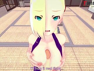 ino yamanaka giving titjob and getting fucked by naruto, what a scene!