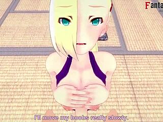ino yamanaka giving titjob and getting fucked by naruto, what a scene!