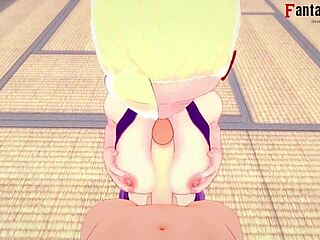 ino yamanaka giving titjob and getting fucked by naruto, what a scene!