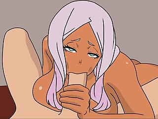 Shinra and hibana engage in sexy hentai action in fire force anime.