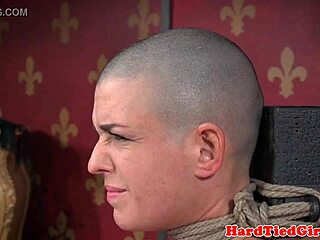 Whoa, this flogged sub babe is getting disciplined by maledom, intense stuff 😈