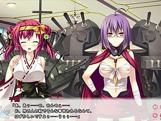 Pretty Girl's Big Boobs In Funny Battle Moment