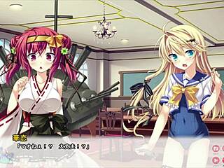 Pretty Girl's Big Boobs In Funny Battle Moment