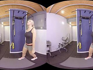 Wow, check out this intense fitness sex in 3D! VirtualRealPorn delivers hot action!