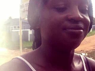 Crazy bitch hunts for a lighter in the supermarket