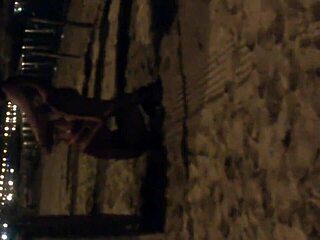 Tanja's wet pussy spied on by Spanish man