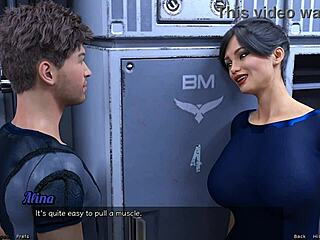 stranded in space ep 22, this big tits milf just wants a quick chat