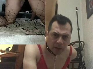 i'm using my two dildos in this gay bdsm scene with lingerie, it's so intense!!