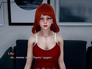 My bully turns into my lover, teasing with small tits in this game