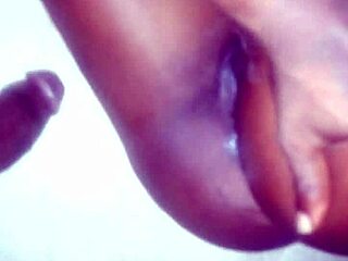 Overwhelmed by the Sight of a Massive Big Black Cock