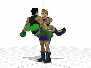little mac gets bareback fucked in gay game