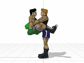 little mac gets bareback fucked in gay game