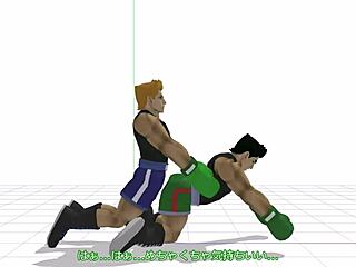 little mac gets bareback fucked in gay game
